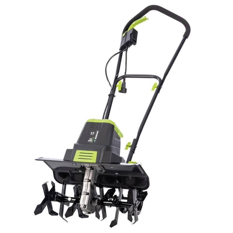 EARTHWISE POWER TOOLS BY ALM 18 in. 14 Amp Electric Garden Tiller Cultivator - TC70018EW