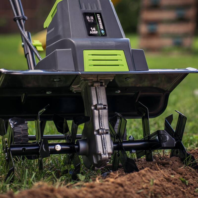 EARTHWISE POWER TOOLS BY ALM 18 in. 14 Amp Electric Garden Tiller Cultivator - TC70018EW