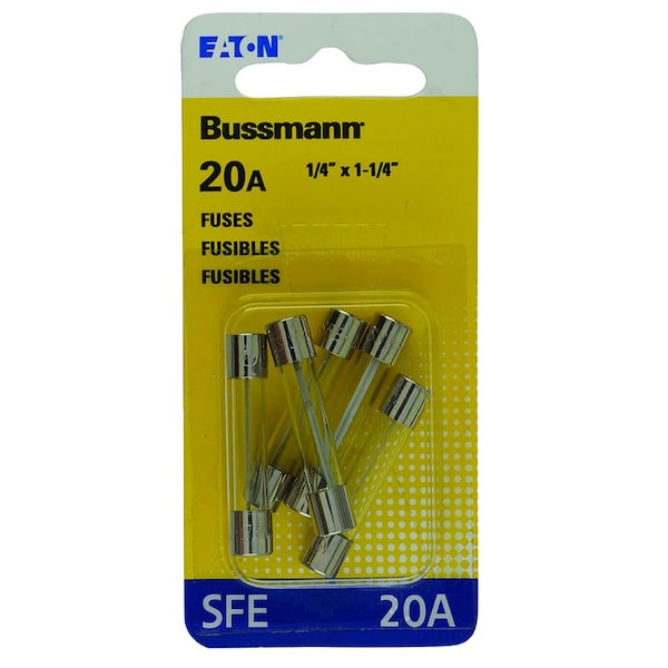Eaton Bussmann Midget Fuse, SFE Series, 20A, 32V AC - BP/SFE-20-RP
