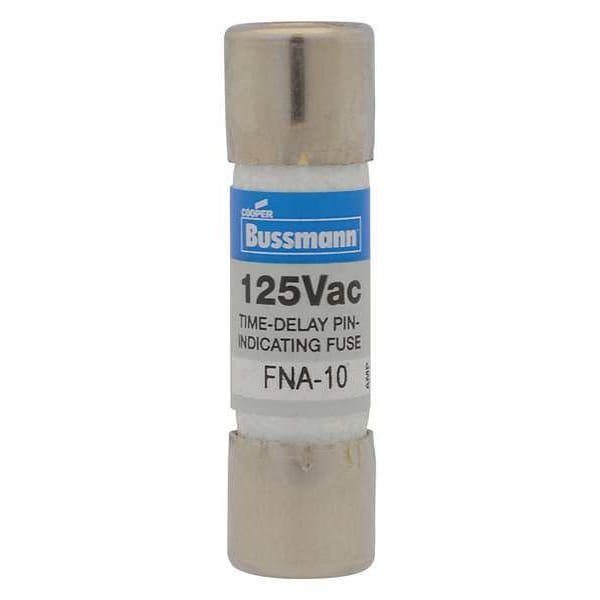 Eaton Bussmann Midget Fuse, FNA Series, Time-Delay, 20A, 32V AC, Indicating, 10kA at 125V AC - FNA-20