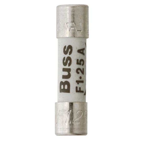 Eaton Bussmann Ceramic Fuse, GDA Series, Fast-Acting, 800mA, 250V AC, 1.5kA at 250V AC, 5 PK - GDA-800MA