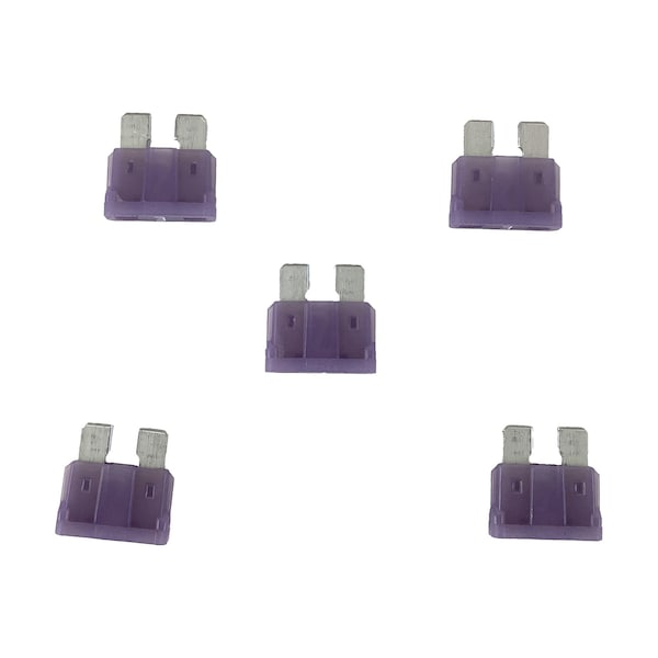 Littelfuse Fuse, Ato Std And Smart Glow Blade, Violet, 3A, Carded - 0ATO003.VP