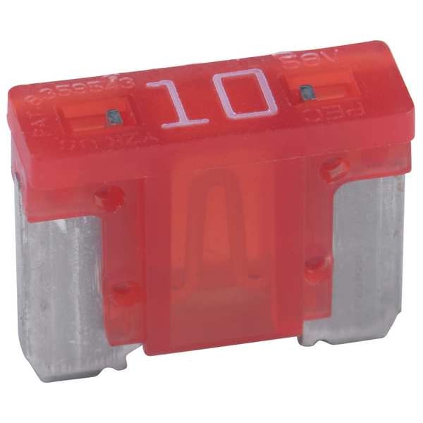 Eaton Bussmann Automotive Fuse, ATM-LP Series, 10A, 32V DC, Non-Indicating, 5 PK - ATM-10LP
