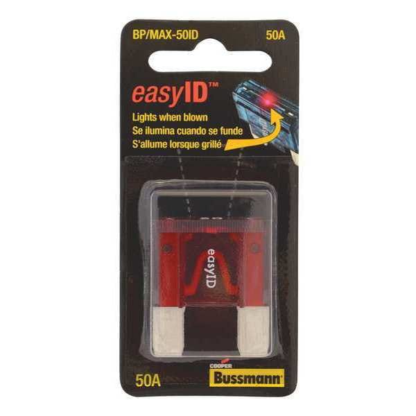 Eaton Bussmann Automotive Fuse, MAX-ID Series, 50A, 32V DC, Indicating - BP/MAX-50ID
