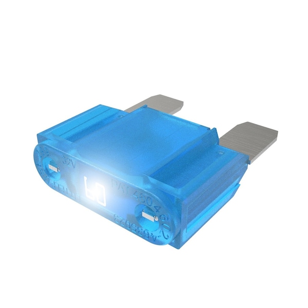 Littelfuse Fuse, Maxi Std And Smart Glow Blade, Blue, 60A, Carded - 0MAX060.XP