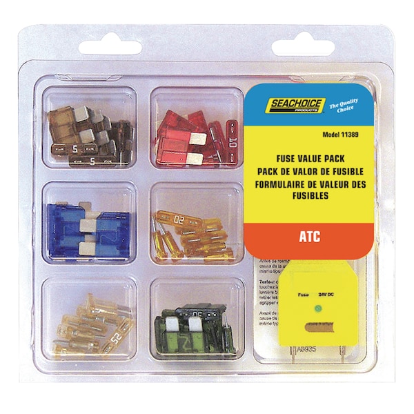 Seachoice Automotive Fuse Kits, ATC Series, 5A to 30A, Not Rated - 11389