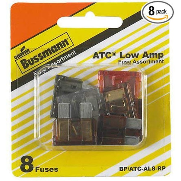 Eaton Bussmann Automotive Fuse Kit, Not Rated, 8 PK - BP/ATC-AL8-RP