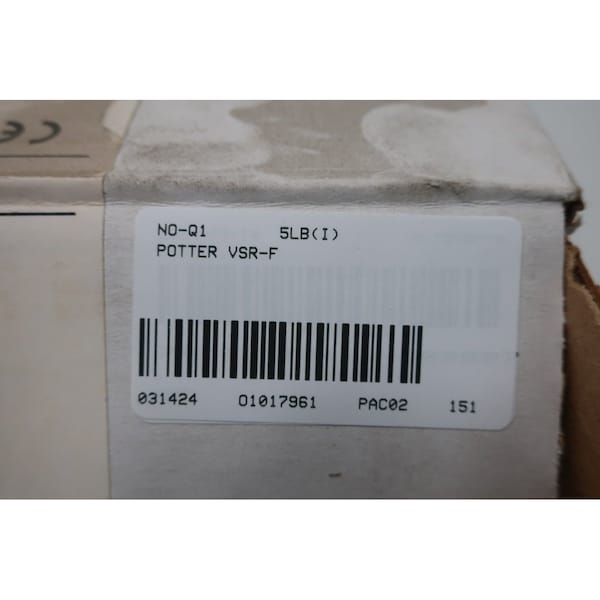 Potter VSR-F ALARMA DE CAUDAL DE AGUA INTERRUPTOR DE FLUJO DE 6 PULGADAS - 1113006 VSR-F