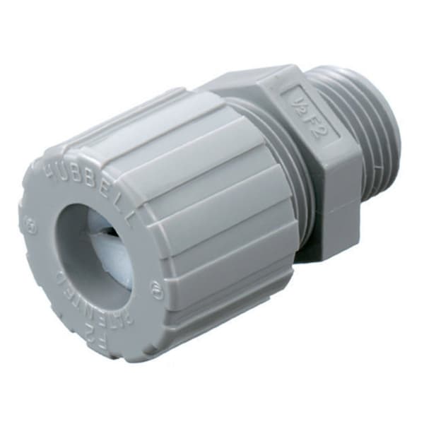 Hubbell Wiring Device-Kellems Underground Cord Connector, 1/2 in., Gray - UFC0001CR