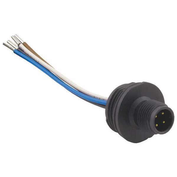 Receptáculo macho de cuatro pines Eaton - M12A