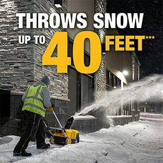 DEWALT 60-Volt 21 in. Maximum Cordless Electric Single Stage Snow Blower with Two 4.0 Ah FLEXVOLT Batteries and 2 Chargers - DCSNP2142Y2