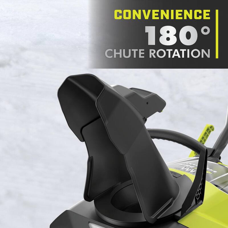 RYOBI 40V HP Brushless 18 in. Single-Stage Cordless Electric Snow Blower with 6.0 Ah Battery and Charger - RY40890
