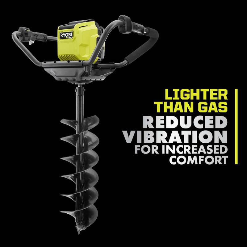 RYOBI 40V HP Brushless Cordless Earth Auger with 8 in. Bit (Tool Only) - RY40701BTL