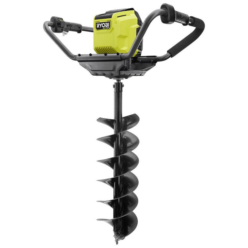 RYOBI 40V HP Brushless Cordless Earth Auger with 8 in. Bit (Tool Only) - RY40701BTL