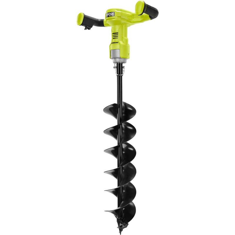 RYOBI ONE+ HP 18V Brushless Cordless Earth Auger with 6 in. Bit Included (Tool Only) - P2903BTL