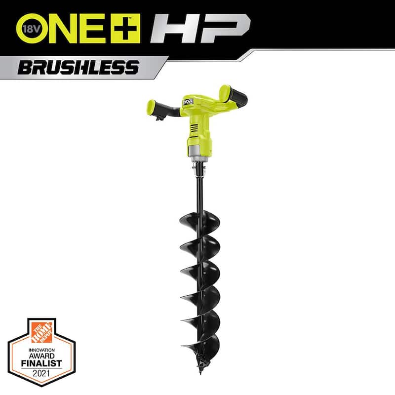 RYOBI ONE+ HP 18V Brushless Cordless Earth Auger with 6 in. Bit Included (Tool Only) - P2903BTL