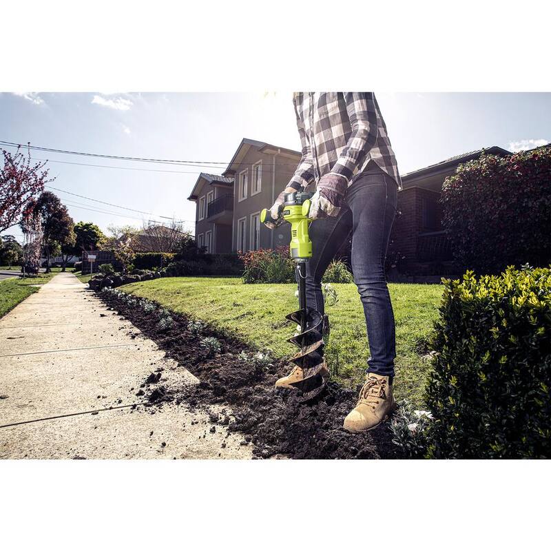 RYOBI ONE+ HP 18V Brushless Cordless Earth Auger with 6 in. Bit Included (Tool Only) - P2903BTL