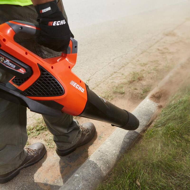 ECHO eFORCE 56V 151 MPH 526 CFM Cordless Battery Powered Handheld Leaf Blower with 2.5Ah Battery and Charger - DPB-2500C1