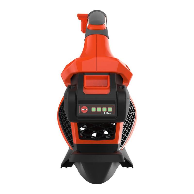 ECHO eFORCE 56V 151 MPH 526 CFM Cordless Battery Powered Handheld Leaf Blower with 2.5Ah Battery and Charger - DPB-2500C1