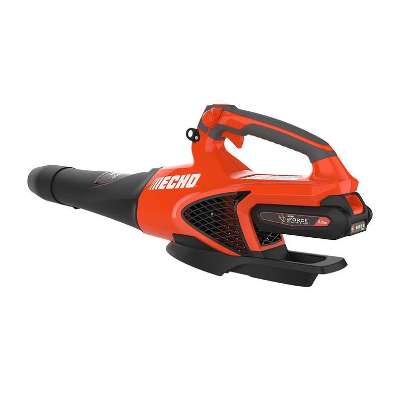 ECHO eFORCE 56V 151 MPH 526 CFM Cordless Battery Powered Handheld Leaf Blower with 2.5Ah Battery and Charger - DPB-2500C1