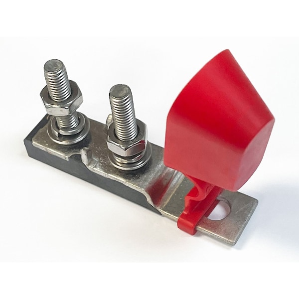 Optifuse Dual Bar Fuse Holder for Battery Fuse, 58V 300A - MBPH-M8-2-C