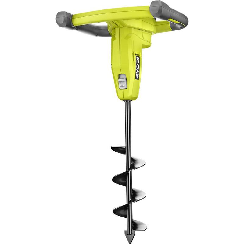 RYOBI ONE+ 18V Cordless Earth Auger with 3 in. Bit (Tool Only) - P29016BTL