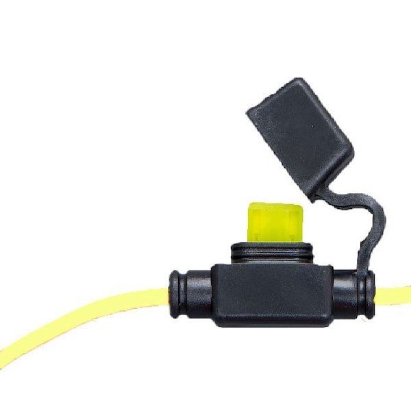 Optifuse IP65 In-Line for Mini Blade, 12AWG 30A - LPM-01B-12Y