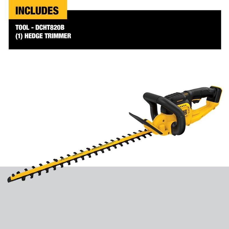 DEWALT 20V MAX Cordless Battery Powered Hedge Trimmer & Cordless Pruner (Tools Only) - DCHT820BWPR320B