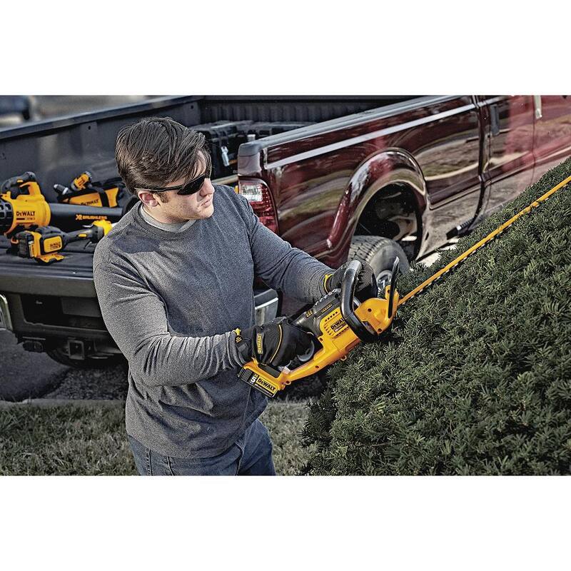 DEWALT 20V MAX Cordless Battery Powered Hedge Trimmer & Cordless Pruner (Tools Only) - DCHT820BWPR320B