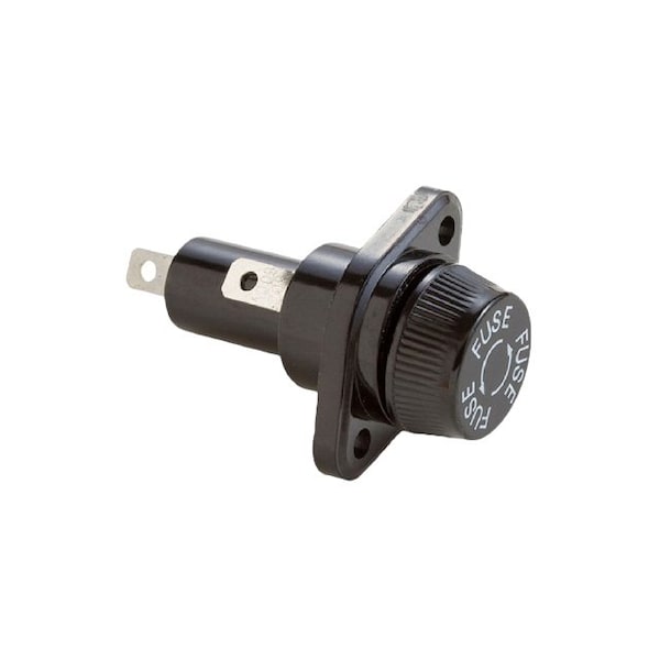 Optifuse Panel Mount Holder for Midget Fuses, 600V 30A - PMG-KB-01-Q2S