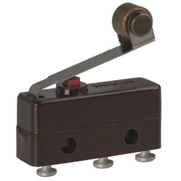Interruptor de acción rápida en miniatura de Honeywell, palanca, actuador de rodillo, SPDT, calificación de contacto de 5A @ 240V AC - 111SM2-T