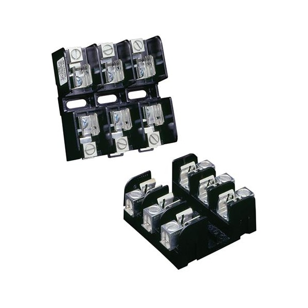 Mersen Open Fuse Block, 3 Poles, 750V AC/DC Volt Rating - 70308