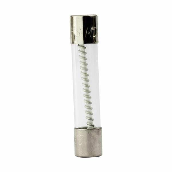 Eaton Bussmann Glass Fuse, MDL Series, Time-Delay, 0.60A, 250V AC, 35A at 250V AC, 10kA at 125V AC, 100 PK - BK/MDL-6/10-R