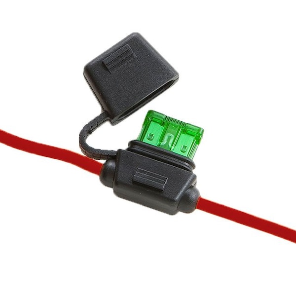 Optifuse IP67 In-Line for Regular Blade, 18AWG 10A - LPR-02B-18R