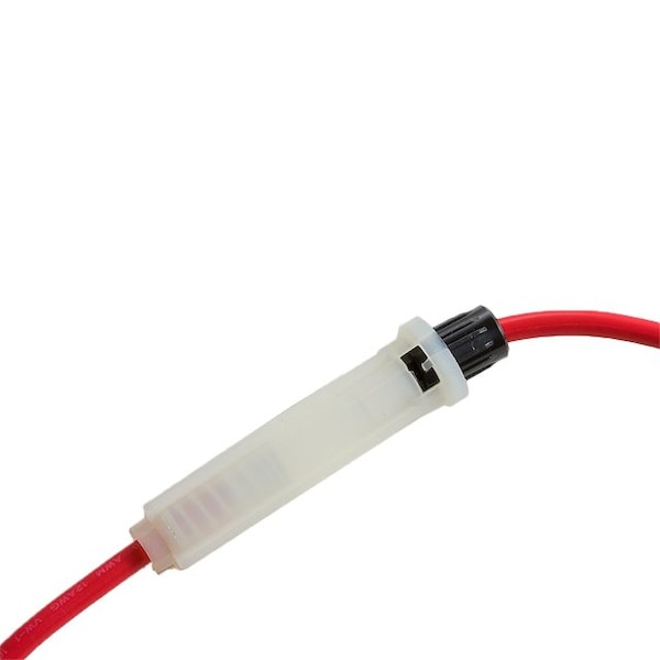 Optifuse In-Line Holder for 6.3x32mm, 14AWG 20A - LPA-05W-14R