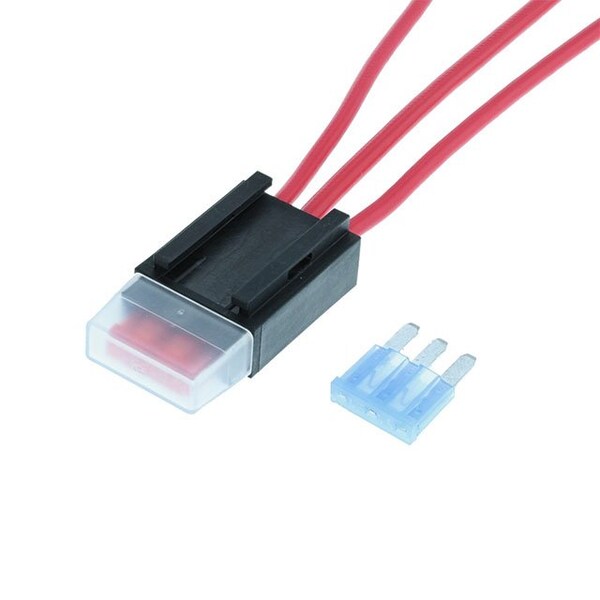 Optifuse IP67 In-Line for MICRO3 Style Blade, 16AWG 15A - LPK-01B-16R-W