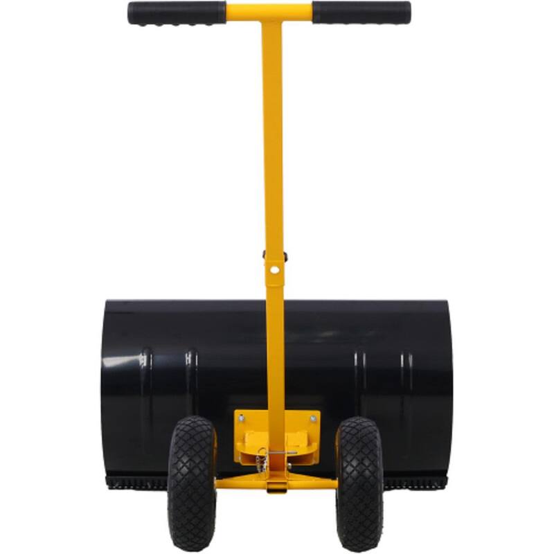 ITOPFOX 47 in. Snow Cordless Shovel with Wheels and Cushioned Angle Handle, Snow Pusher, Tool 29 in. Blade and 10 in. Wheels - HDPH002OT007