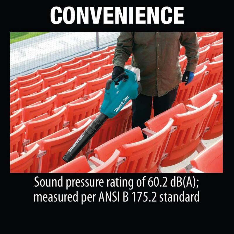 Makita LXT 18V X2 (36V) Lithium-Ion Brushless Cordless Leaf Blower Kit (5.0Ah) with LXT Cordless 22 in. Hedge Trimmer - XBU02PT-XHU02Z