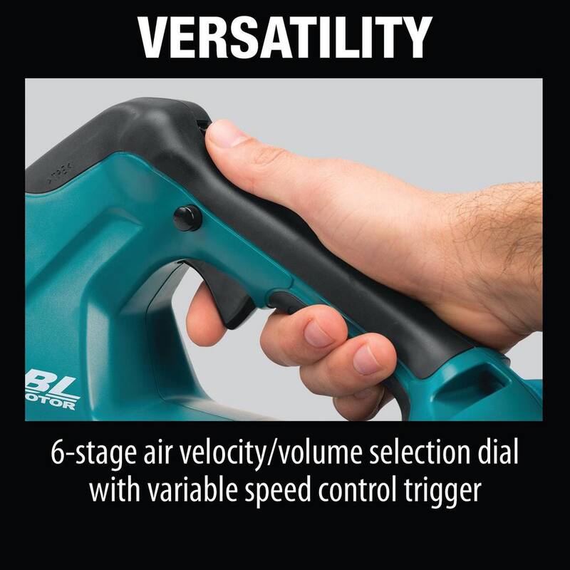 Makita LXT 18V X2 (36V) Lithium-Ion Brushless Cordless Leaf Blower Kit (5.0Ah) with LXT Cordless 22 in. Hedge Trimmer - XBU02PT-XHU02Z