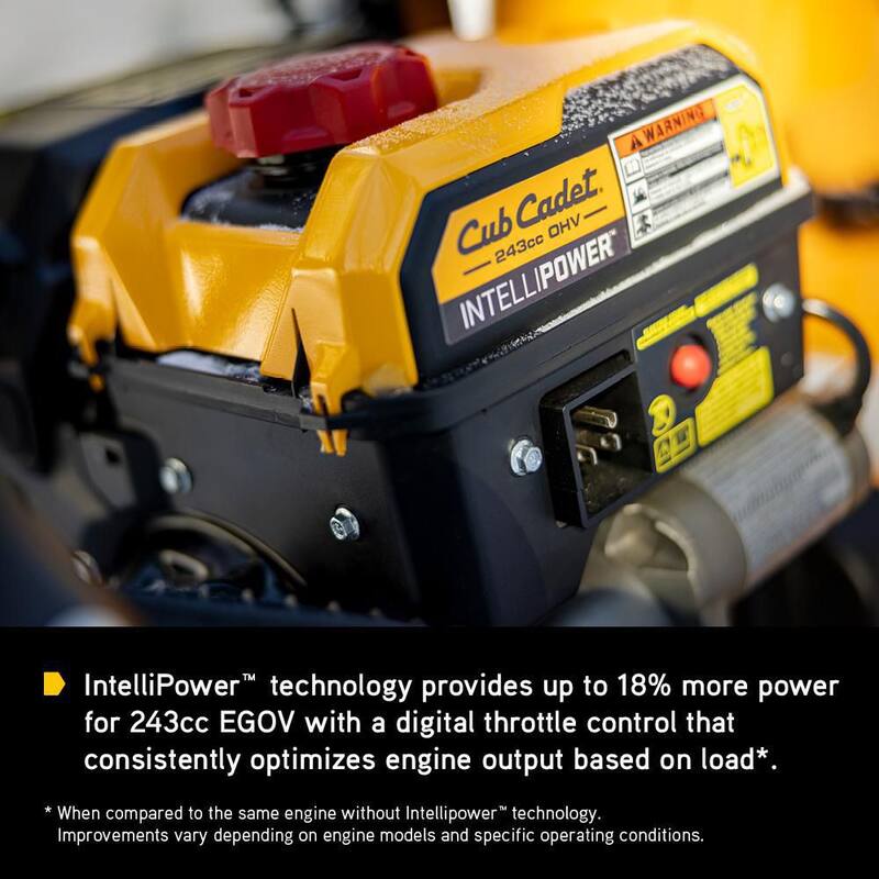 Cub Cadet 2X 26 in. 243cc IntelliPower Two-Stage Electric Start Gas Snow Blower with Power Steering and Steel Chute - 2X 26 IP