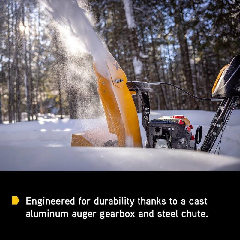 Cub Cadet 2X 26 in. 243cc IntelliPower Two-Stage Electric Start Gas Snow Blower with Power Steering and Steel Chute - 2X 26 IP