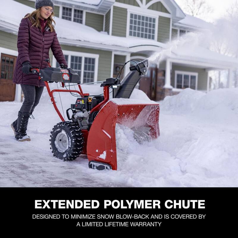 Troy-Bilt Storm 26 in. 208 cc Two- Stage Gas Snow Blower with Electric Start Self Propelled - Storm 2600