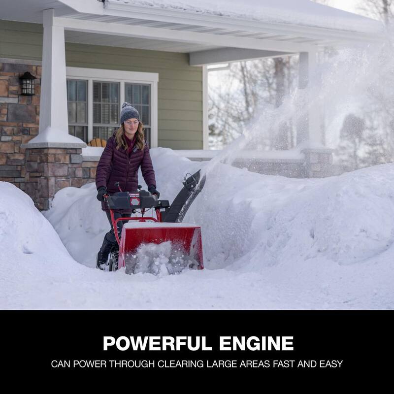 Troy-Bilt Storm 26 in. 208 cc Two- Stage Gas Snow Blower with Electric Start Self Propelled - Storm 2600