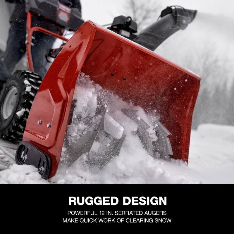 Troy-Bilt Storm 26 in. 208 cc Two- Stage Gas Snow Blower with Electric Start Self Propelled - Storm 2600