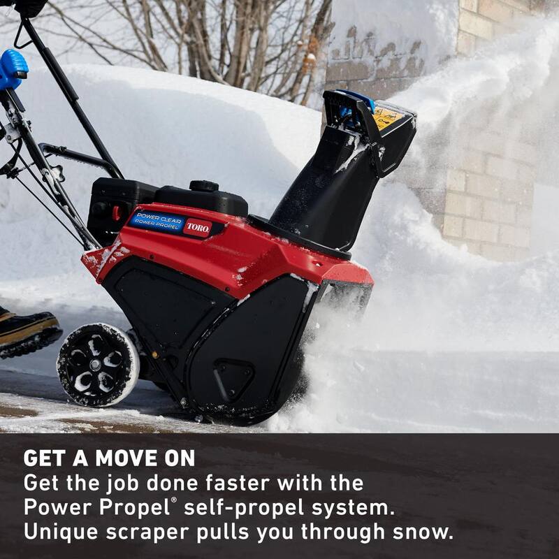 Toro Power Clear 721 E 21 in. 212 cc Single-Stage Self Propelled Electric Start Gas Snow Blower - 38753