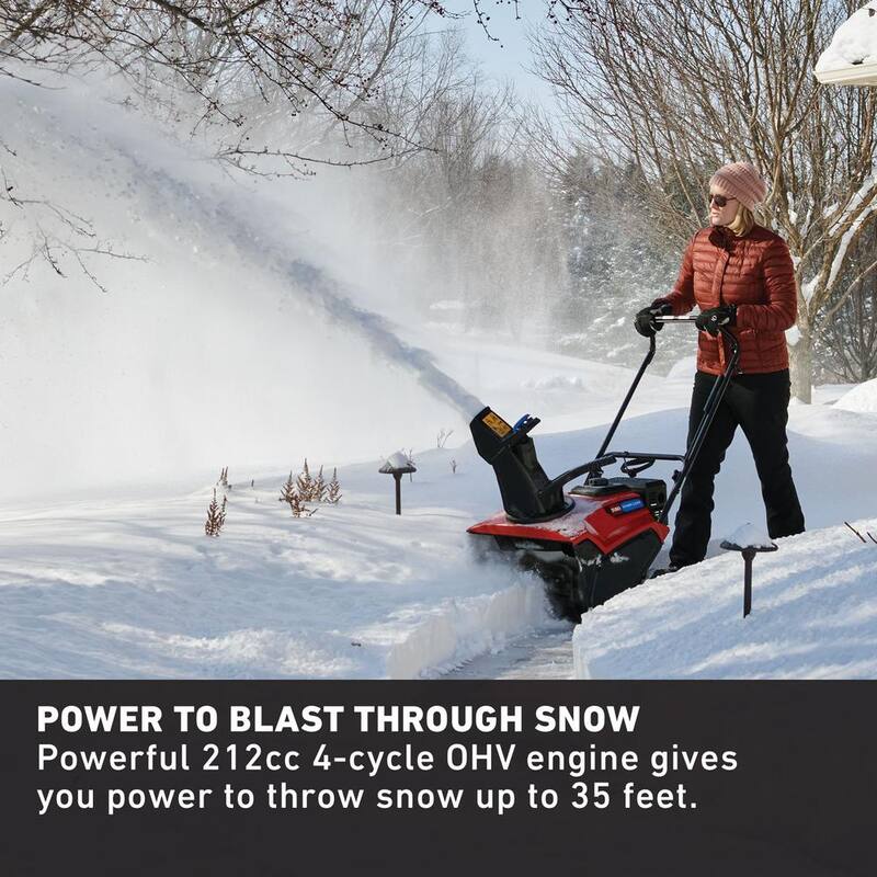Toro Power Clear 721 E 21 in. 212 cc Single-Stage Self Propelled Electric Start Gas Snow Blower - 38753