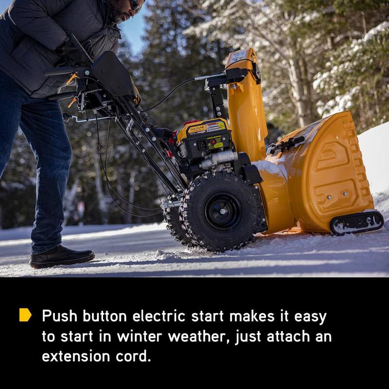 Cub Cadet 2 in. x 24 in. 208 cc Electric Start Gas 2-Stage Snow Blower - 2X 24"
