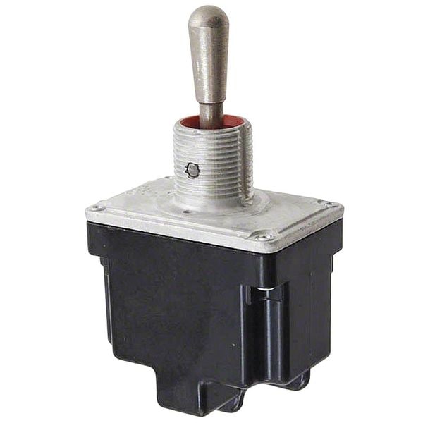 Interruptor basculante Honeywell, DPDT, 6 conexiones, momentáneo encendido/encendido mantenido/encendido mantenido, 1/2 hp, 10A @ 277V AC - 2NT1-50