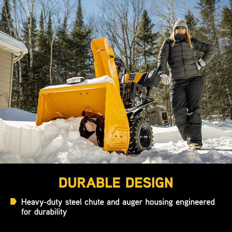 Cub Cadet 2X MAX 30 in. 357cc Two-Stage Electric Start Gas Snow Blower with Steel Chute, Power Steering and Heated Grips - 2X 30 MAX