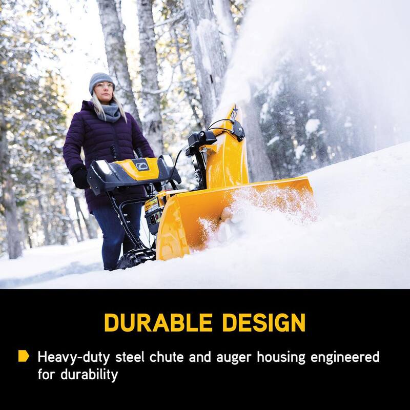 Cub Cadet 2X 28 in. 272cc IntelliPower Two-Stage Electric Start Gas Snow Blower with Power Steering and Steel Chute - 2X 28 IP
